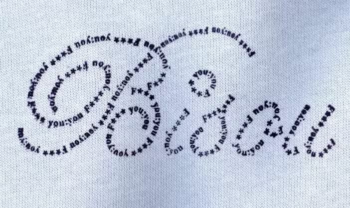 letters forming word 'Bisou'