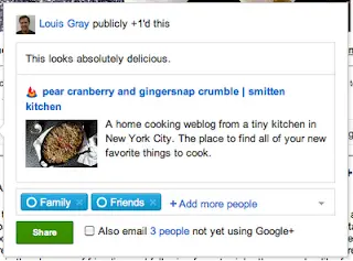 initial version of google reader with a simple sidebar and content on right