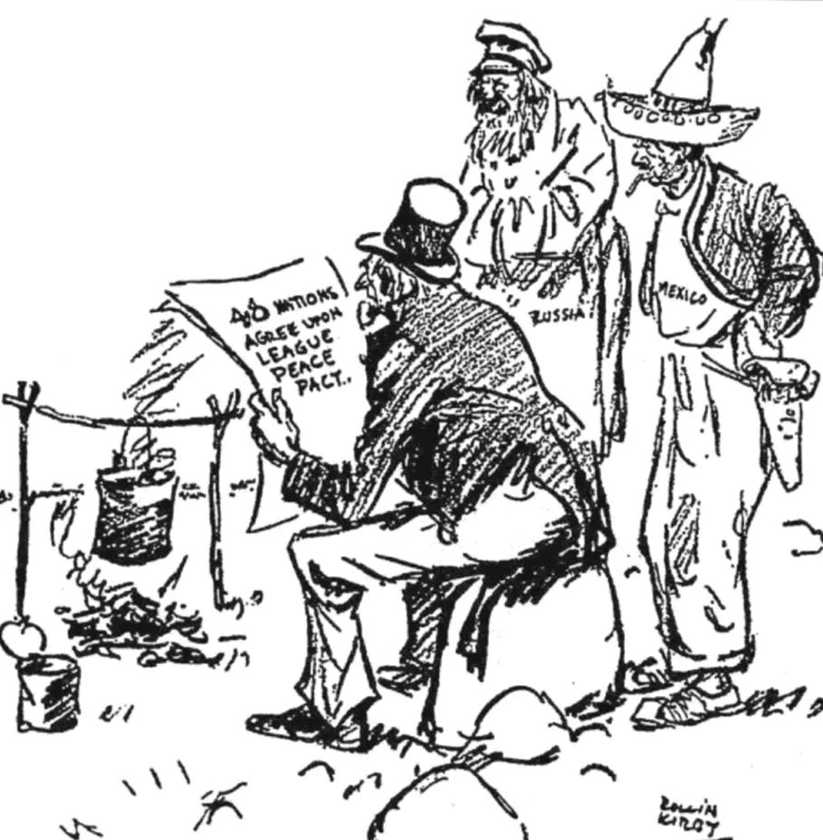 reading newspaper