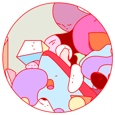 marshmellow buds tumbling down